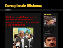 Tablet Screenshot of corruptosdemisiones.com